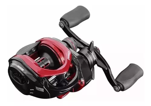 Reel rotativo Marine Sports Titan Pro 12000 derecho color negro