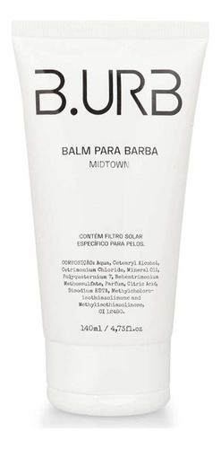 Kit 3x Balm Para Barba Midtown 140ml Barba Urbana