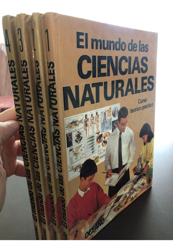 Libro El Mundo De Las Ciencias Naturales 4 Tomos - Completa