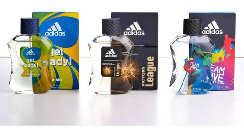 Imagen 3 de 3 de Perfumes adidas Para Caballeros Edt 100 Ml