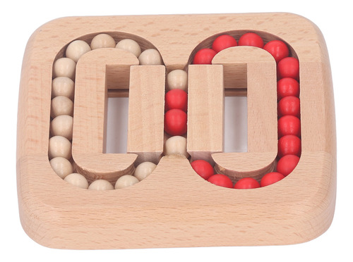 Juego De Laberinto De Bolas Planas, Juguete De Madera Para A
