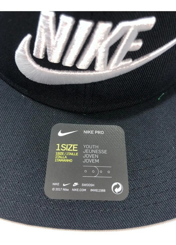 Gorra Visera Nike Pro Para Niños Adolescentes Ajustable | Envío gratis
