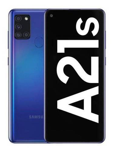 Celular Samsung Galaxi A21s De 128gb Color Azul Como Nuevo