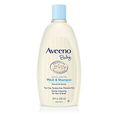 Aveeno Baby Wash - Champú Para El Cabello - Body, Tear-free