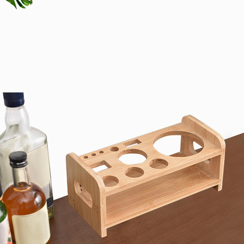 Coqueteleira Bartender Suporte Mesa Madeira Suporte