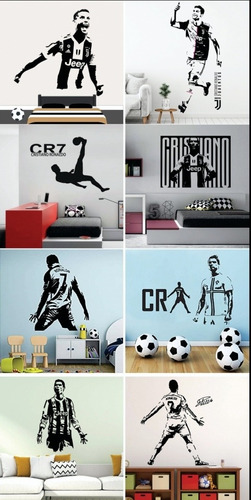 Vinilos Decorativos Fútbol, Escudos, Cristiano Y Messi