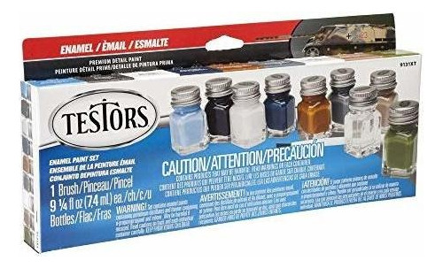 Pintura Acrílica Testors Camo Flat Enamel Paint Set (el Emb