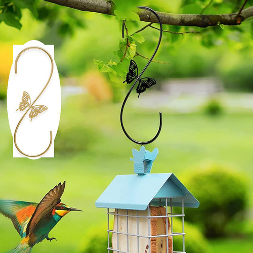 Gancho De Hierro Forjado Para Alimentación De Colibríes, 2 U