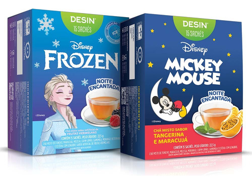 Combo Chá Desin Disney - Frozen E Mickey