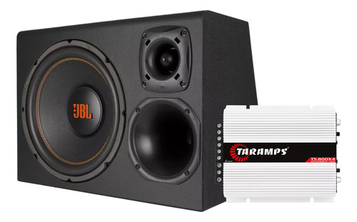 Caixa Jbl Trio 12 D200 St200 Modulo Potencia Taramps 800wrms