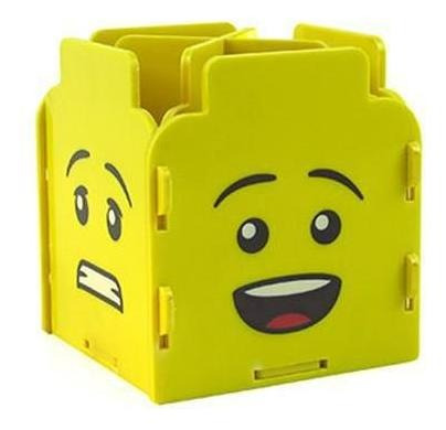 Porta Trecos Formato Divertido Rostos Lego