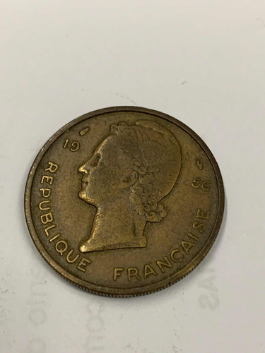 Moeda África Ocidental Francesa 25 Francos 1956 Mn40