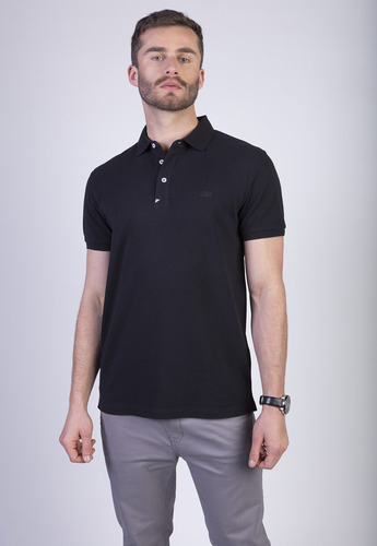 Polera Basic Negro New Man Ss24