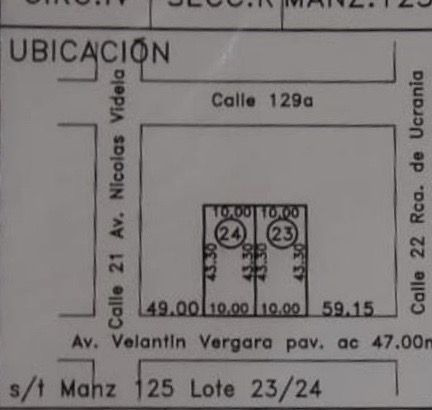 Imagen 1 de 1 de Terreno En Venta En Berazategui