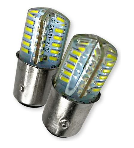 Luz Led De Stop Marca Tr4 Str57b 48 Cob Gel 12v T10