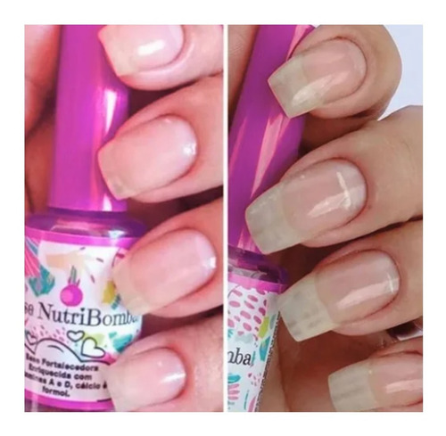 Base Nutribomba Esmalte Fortalecedor Crescimento Unha Pe Mao