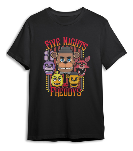 Polera Estampada Five Nights At Freddy's 2 - Juego - Dtf