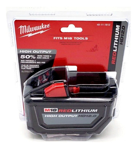 Batería M18 Redlithium Hd12.0 Milwaukee 48-11-1812