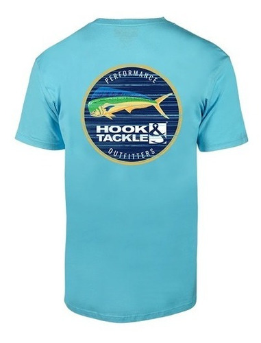 Playera Hook And Tackle Dorado Premium Color Blue - M013883