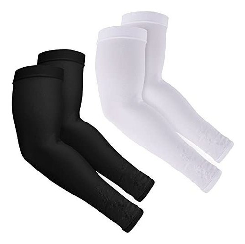 Top - Rescoto 2 Pairs Uv Protection Cooling Arm Sleeves Sun 