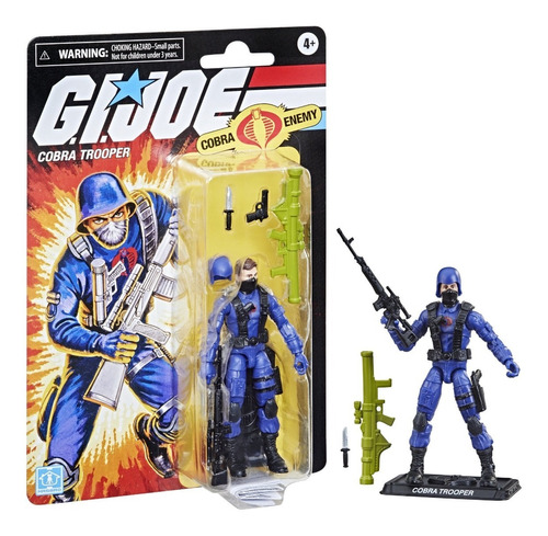 Boneco Gi Joe 25th Retro Cobra Trooper - 10 Cm