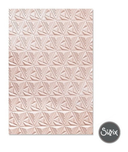 Imagen 6 de 9 de Carpeta Embossing 3d Textura Para Troqueladora Sizzix