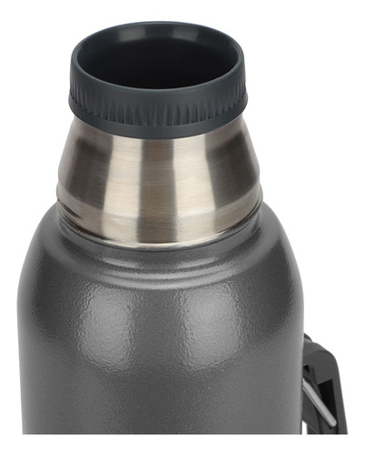 Termo Metal Mate Manija 24hs Frio Calor Bicapa 1.2l Premium