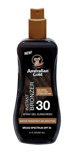 Australian Gold Spray Gel Bronceado Instantáneo Spf30 3 Pack
