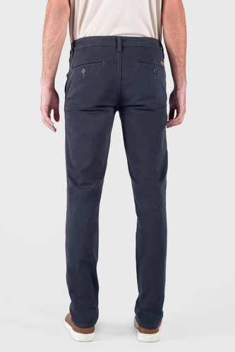 Imagen 3 de 6 de Pantalón Hombre Vestir Gabardina Oggi Jeans Chinos Slim Fit