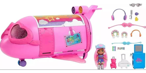 Barbie Extra Fly Jet Avión Incluye Muñeca Y Accesorios