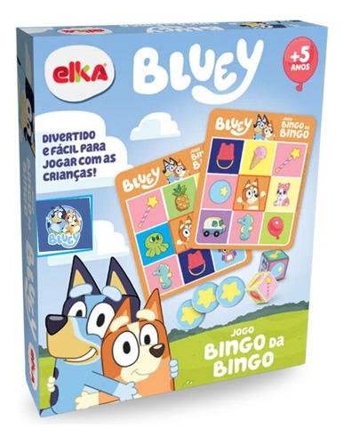 Jogo Bingo Da Bingo Bluey - Elka