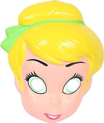 Máscara Tinkerbell Del Niño De Pvc Amarillo.