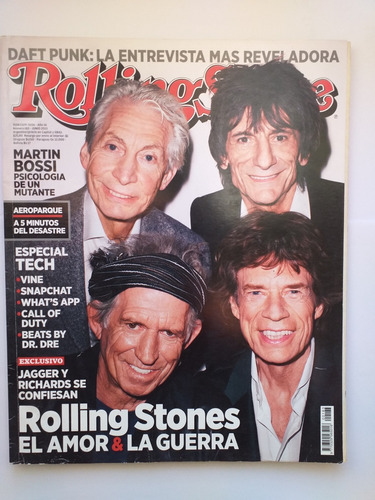 Revista Rolling Stone -jagger Y Richards Se Confiesan