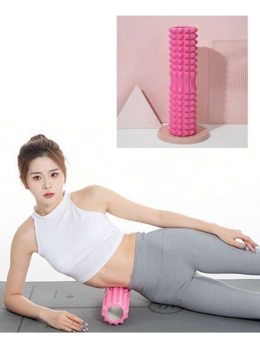 Rodillo Foam Roller 45cm Para Yoga Masaje Muscular Ejercicio