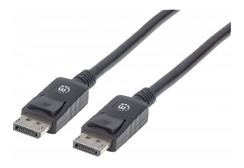Imagen 3 de 5 de Cable Manhattan Displayport M-m Blindado 2m 307116 /v /vc
