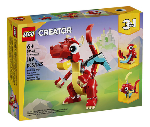 Dragón Rojo Lego Creator