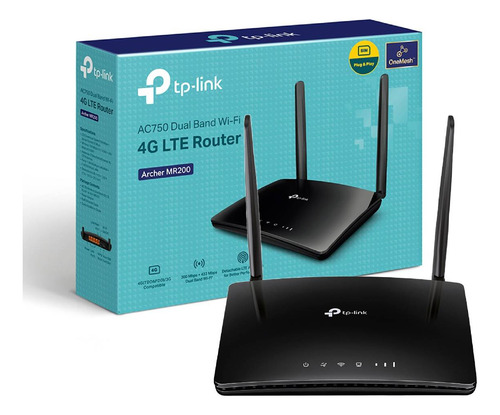 Router Inalámbrico 4g Lte Tp-link Mr200 Ac750 Dual Band