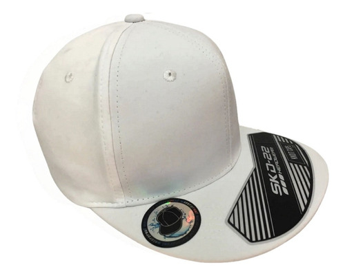 Gorra Plana Poliester Doble Boton