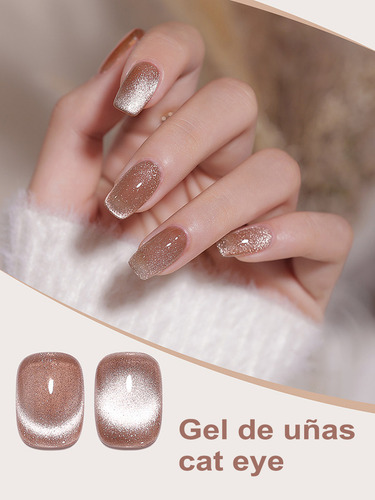 Pandoragel De Ojo De Gato Con Cristales Helados /6pcs