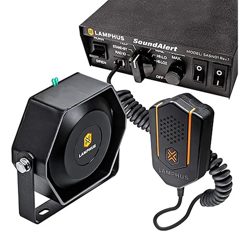 Kit De Sirena Policial De Emergencia Soundalert 100w