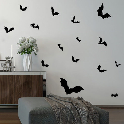 Calcomanías De Pared Autoadhesivas Negras Para Murales Y Ado