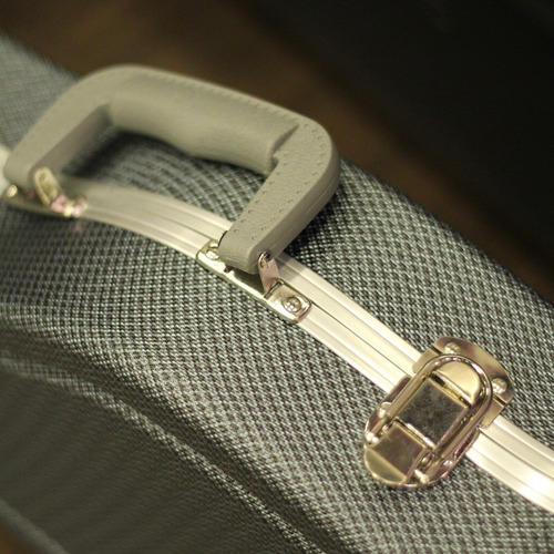 Hard Case Estojo Luxo Standard Para Baixo Cinza