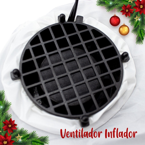 Inflable Navideño Navideño Muñeco De Nieve Luz Led 2.40 Mts