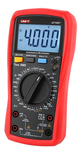 Uni-t Multímetro Tester Automotriz Profesional Ut105+ Rms