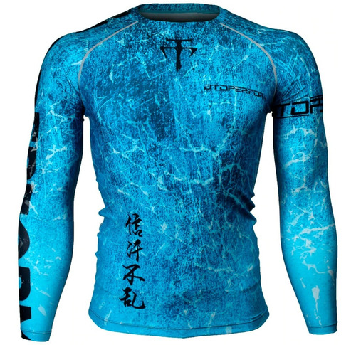 Remera Compresión Rashguard Btoperform Grunge