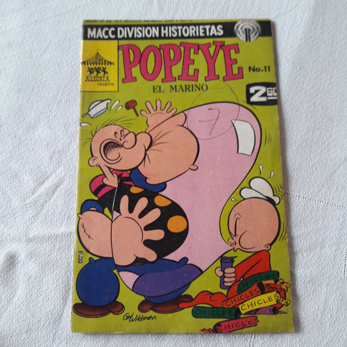 Popeye El Marino N° 11 22/5/1975 Macc Division Historietas