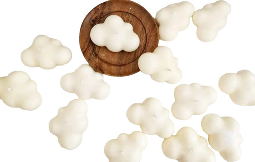 30 Velas Nube Chicas Recuerdo Bautizo, Baby Shower, Primer