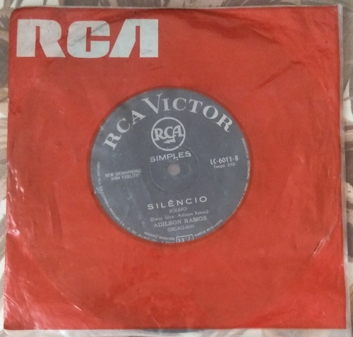Compacto Adilson Ramos Silêncio E Sonhei Com Vc Rca Victor (Usado)