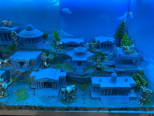 Imagen 9 de 10 de 12 Casas Del Santuario Diorama Saint Seiya, Atenea De Regalo