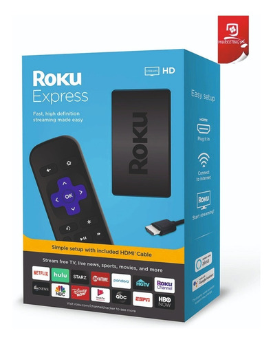 Roku Express Hdmi Convertidor Smart Tv Netflix Youtube